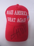 Donald Trump Signed MAGA Hat Heritage COA