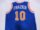 WALT FRAZIER SIGNED NEW YORK 10 JERSEY COA