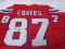 AUTHENTIC BEN COATES AUTOGRAPHED NEW ENGLAND PATRIOTS CUSTOM JERSEY FSG COA