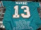 AUTHENTIC DAN MARINO AUTOGRAPHED MIAMI DOLPHINS STAT JERSEY MARINO COA