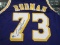 AUTHENTIC DENNIS RODMAN AUTOGRAPHED BASKETBALL JERSEY BAS BECKETT COA