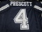 AUTHENTIC DAK PRESCOTT AUTOGRAPHED JERSEY GTSM COA COWBOYS