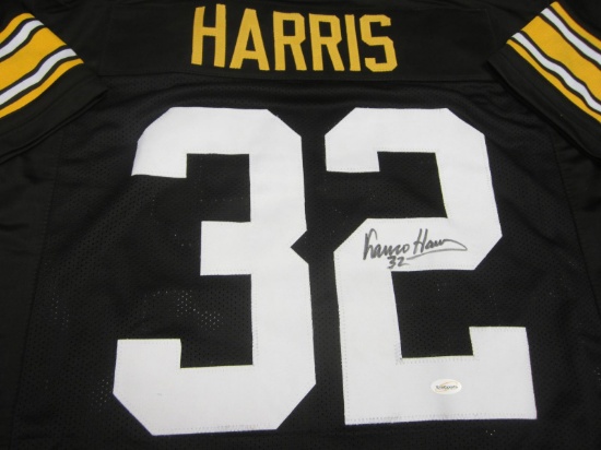 AUTHENTIC FRANCO HARRIS AUTOGRAPHED JERSEY TSE COA STEELERS