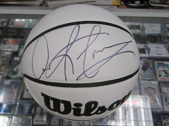 AUTHENTIC DENNIS RODMAN AUTOGRAPHED BASKETBALL JSA COA
