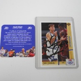 AUTHENTIC 1991-92 UPPER DECK CHRIS CORCHIANI AUTOGRAPHED CARD COA