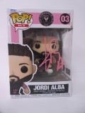 AUTHENTIC JORDI ALBA AUTOGRAPHED MIAMI MLS FUNKO POP COA