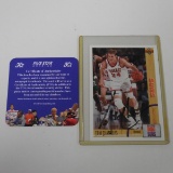 AUTHENTIC 1991-92 UPPER DECK TOM CHAMBERS AUTOGRAPHED CARD COA