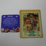 AUTHENTIC 1990 FLEER BASKETBALL ARMON GILLIAM AUTOGRAPHED CARD COA