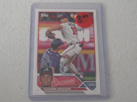 2023 TOPPS VAUGHN GRISSOM RC BRAVES