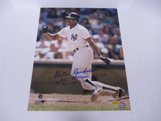 WILLIE RANDOLPH SIGNED 16X20 PHOTO WITH COA
