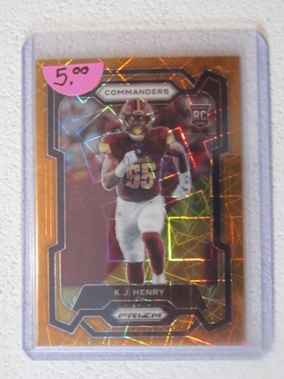 2023 PRIZM KJ HENRY RC ORANGE LAZER PRIZM