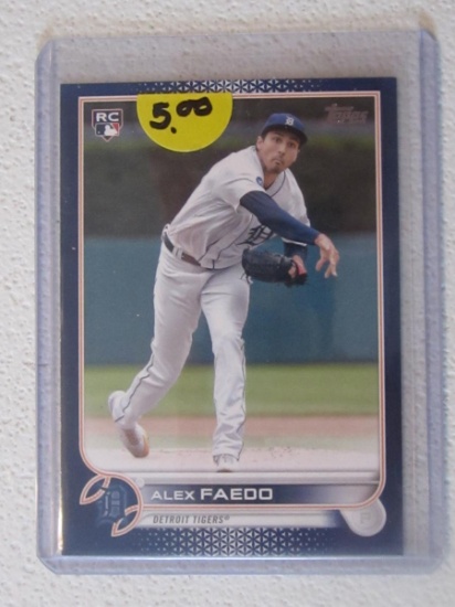 2022 TOPPS UPDATE ALEX FAEDO RC BLUE BORDER