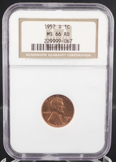 1952-S Wheat Cent