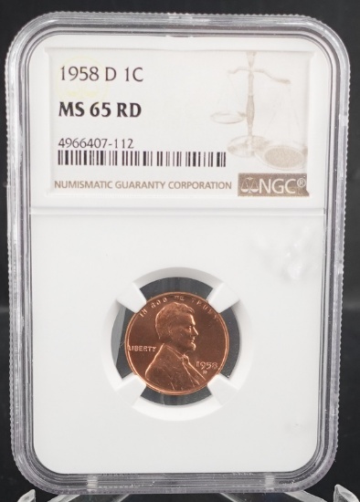 1958-D Wheat Cent