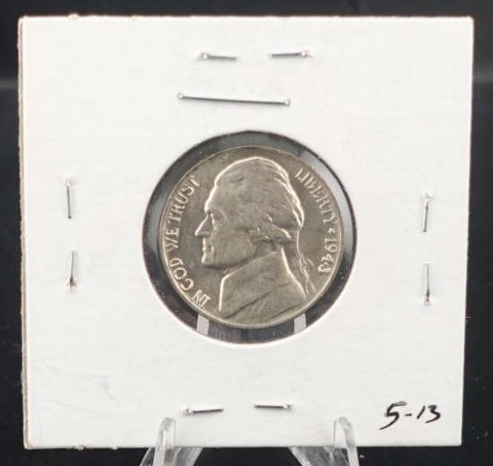 1943-P Skilver War Nickel