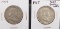 (2) Franklin Half Dollars