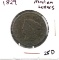 1829 Coronet Hair Large Cent