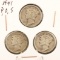 (3) sets of Mercury Dime Sets