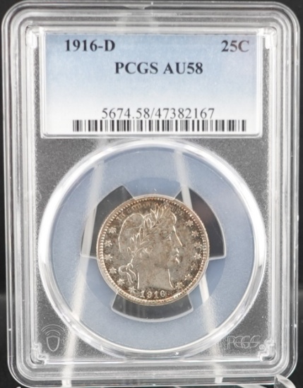 1916-D Barber Quarter