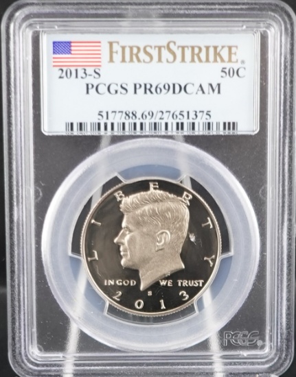 (2) 2013-S Kennedy Half Dollars