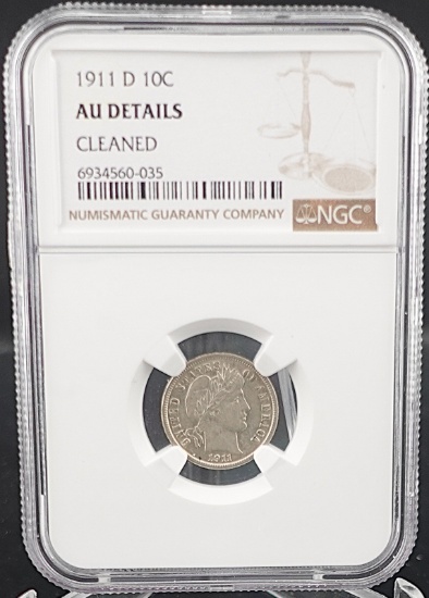 1911-D Barber Dime