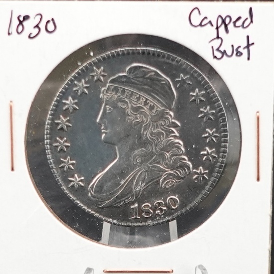 1830 Capped Bust Half Dollar