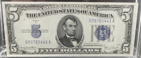 1934-D $5 Silver Certificate