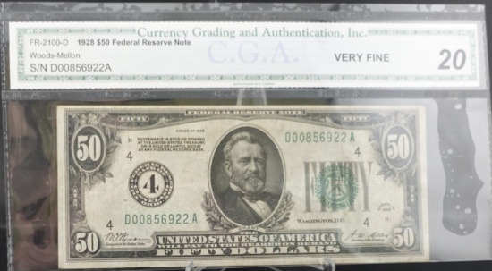 1928 $50 Bill