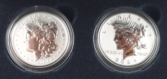 2024 Rev Proof Morgan and Peace Dollar