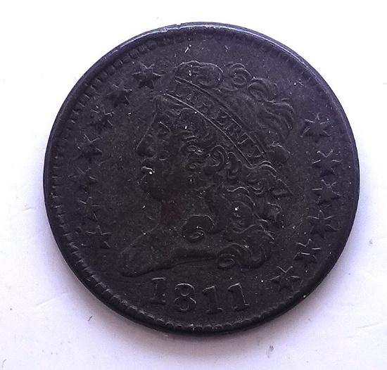 1811 Classic Head Half Cent