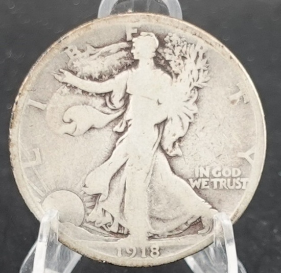 1918-S Walking Liberty Half Dollar