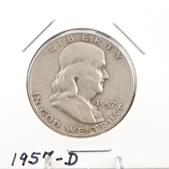 1957-D Franklin Half Dollar
