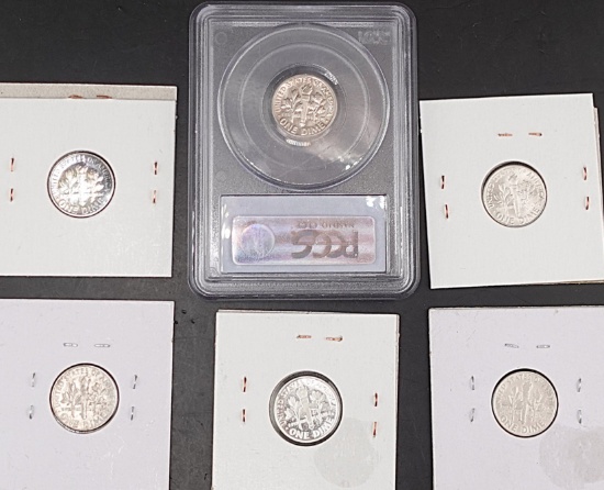 (6) Roosevelt Dimes