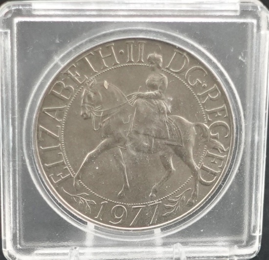 1977 25th Anniversary of Queen Elizabeth assentation to the throne in 1952