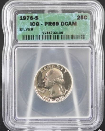 (2) 1776-1976 Bicentennial Quarter