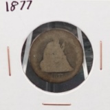 1877 Seated Quarter