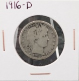 1916-D Barber Quarter