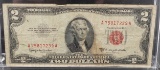 1953-C Red Seal $2 Silver Certificate