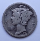 1921-D Mercury Dime