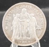 1877 A 5 Francs Silver Coin