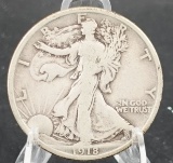 1918-D Reverse Walking Liberty Half Dollar