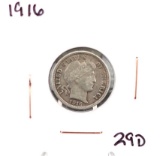 1916 Barber Dime