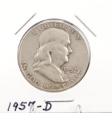 1957-D Franklin Half Dollar