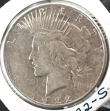 1922-S Peace Dollar