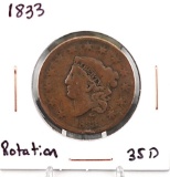 1833 Coronet Hair Large Cetn