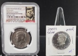 2017-S Kennedy and 2000-S Kennedy Half Dollars