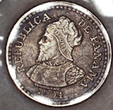 1904 2 1/2 Panamanian Centavos