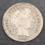 1893 Barber Dime