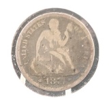 1874 Seated Dime