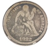 1882 Seated Dime